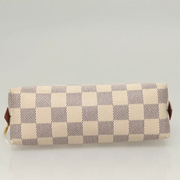 LOUIS VUITTON Damier Azur Pochette Cosmetic PM Pouch - Picture 6 of 16